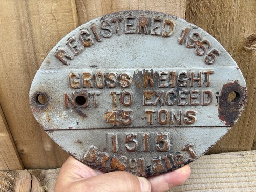 Railway cast iron - railway, reg