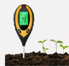 4-in-1 Digital Soil PH Tester – Moisture, Temperature & Light Meter for Plants