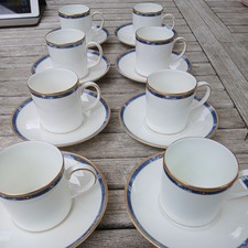 Wedgwood Cantata Bone China  small coffee cups and saucers