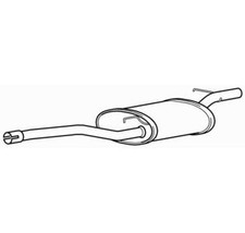 Centre Exhaust Middle Silencer