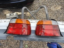 BMW e36 Compact Rear Lights Light Pair With Bulb Holders Covers Amber Indicators