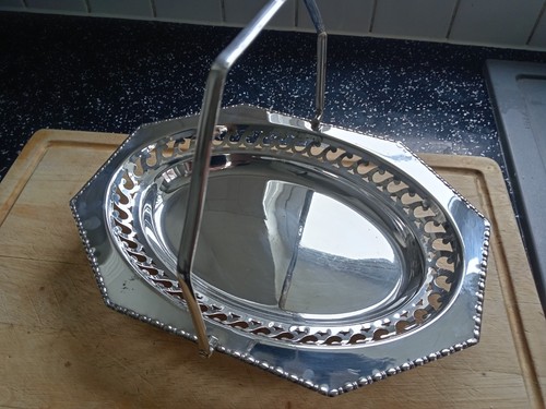 Large and ornate silver plated