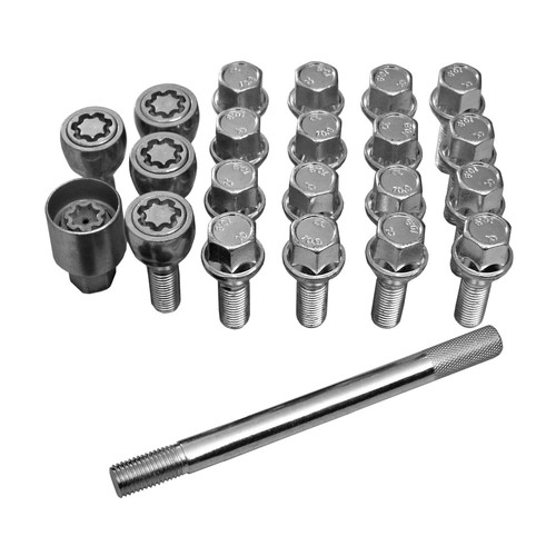 Lotus exige wheel bolts silver - bolts,