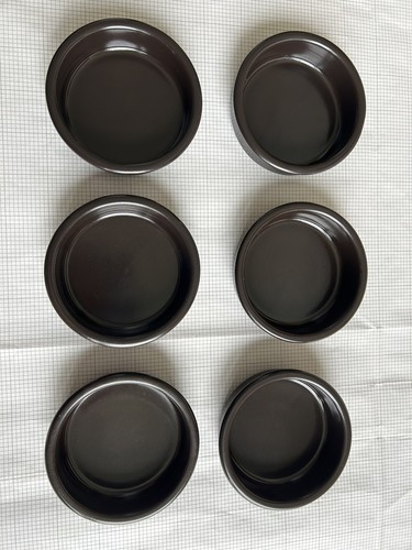Black terracotta tapas dish - terracotta,