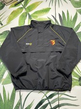 Kit@Watford FC 2003-05 Drill Top Men’s XXL Black Yellow Training 1/4 Zip Jacket