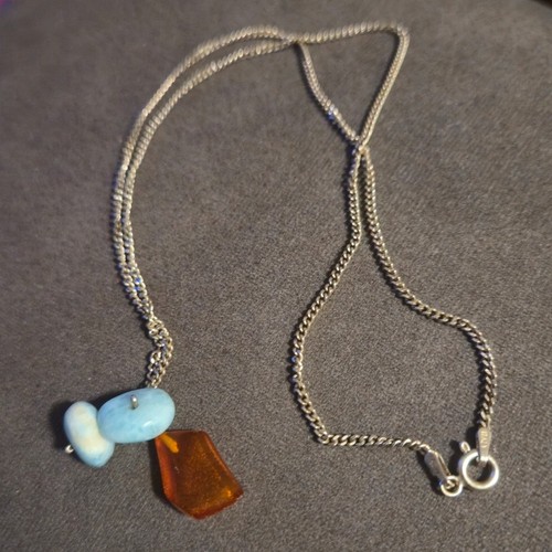 Sterling silver larimar raw - sterling, &