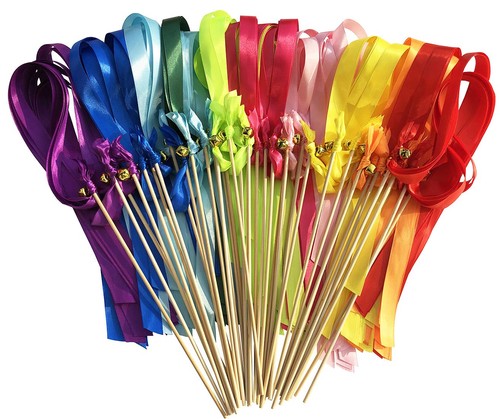Pack ribbon wands wedding - pack,