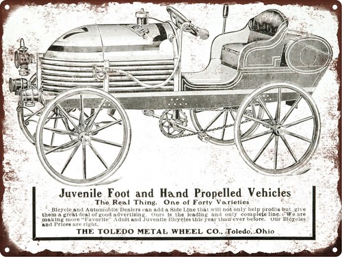 1905 toledo juvenile pedal - juvenile, car