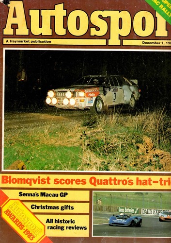 Autosport magazine december - december, 1