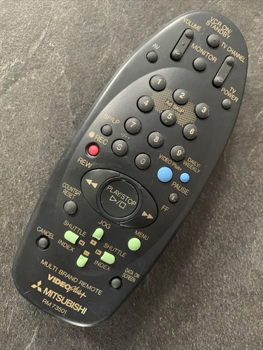 Mitsubishi rm73501 vcr - mitsubishi, tv