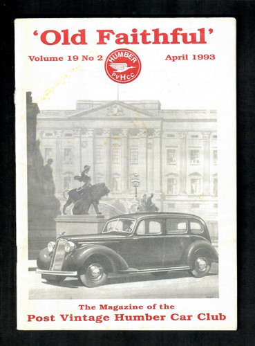 Humber car club magzine 1993 - car,
