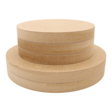 Wooden mdf circle square - wooden, top
