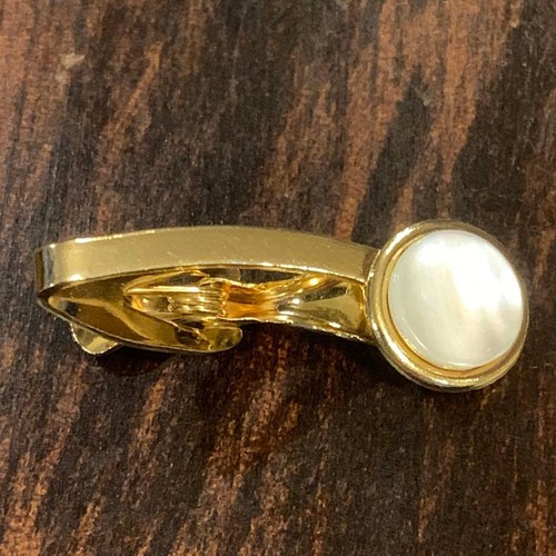 Tie pin white pearl mother - white,
