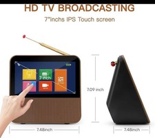 Portable TV, 1080P HD 7 Inch