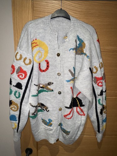 Vintage pure wool hand knitted - wool,