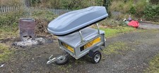 Camping Trailer with Roof Box