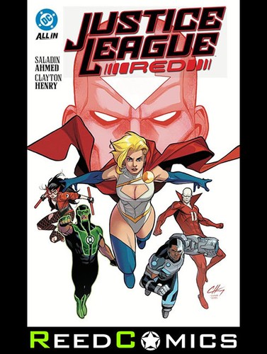 Justice league red graphic - league,