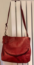 red leather satchel ladies