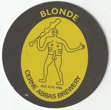 BEER MAT - CERNE ABBAS BREWERY