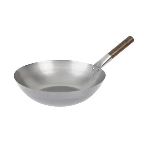 Chinese wok carbon steel - steel, flat
