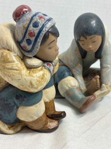 Lladro figurines retired inuit - lladro,