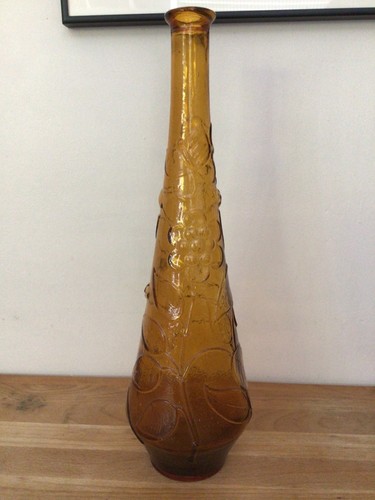 Empoli amber glass genie - empoli,