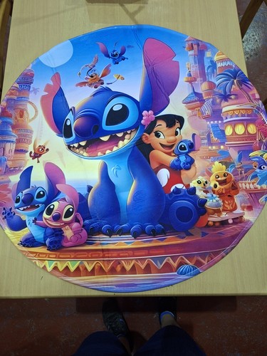 Disney stitch circle rug - circle,