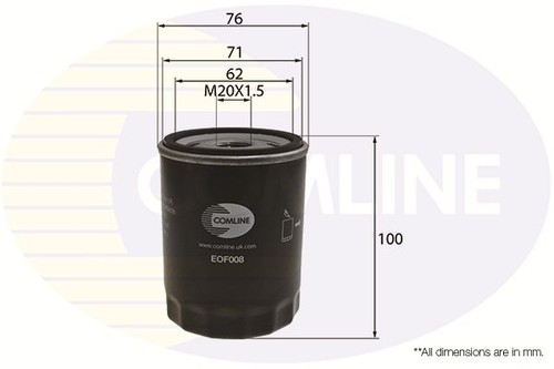 Oil filter fits alfa - alfa, 145