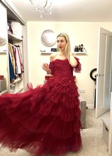 Needle & Thread Burgundy Red