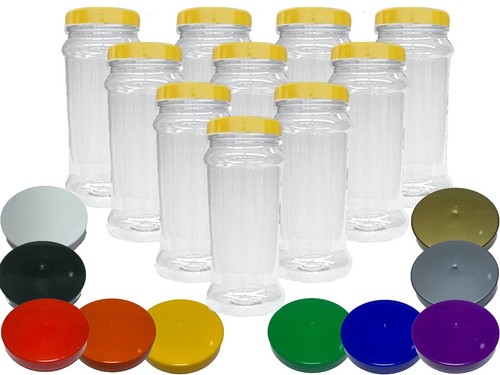 Very large plastic jars - large,