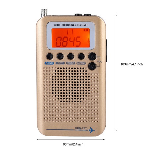 Vhf airband radio - (gold),