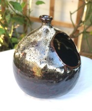 Vintage Japanese Mashiko Ware Studio Pottery Bud Vase Pot