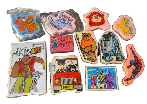 Vintage eraser bundle - #9, tv