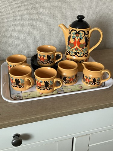 Sadler rooster coffee set - coffee,