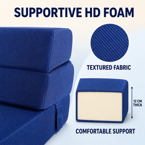 100 foam double bed - double, fold