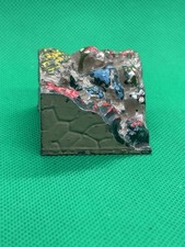 Vintage Britains Lead hollow cast Miniature Garden Rockery - Left section only