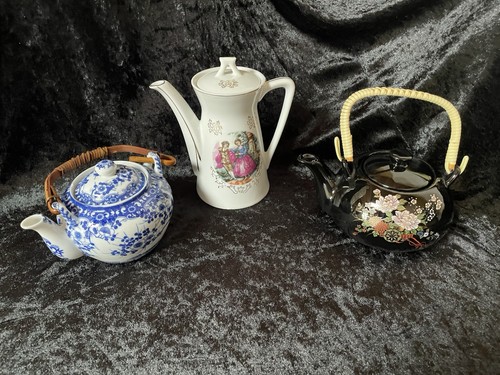 Vintage teapots job lot - 3,