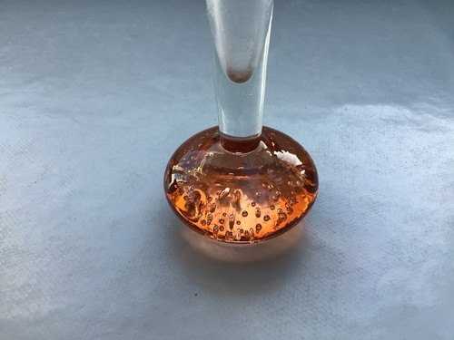 Vintage bubble glass stem - ,