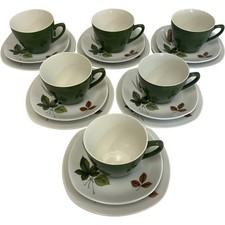 Midwinter Stylecraft Riverside Tea Cup & Saucer Trio Set X 6
