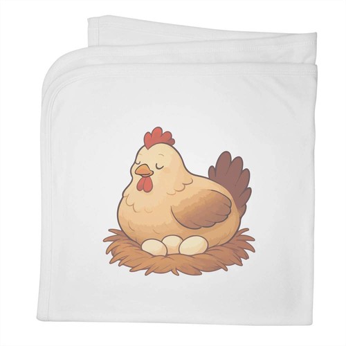 Hen sitting nest - on, nest'