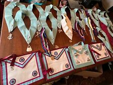 Misc Freemasons Masonic Masons Regalia Toye Kenning Spencer Apron Collar Jewels