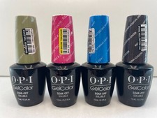 OPI SOAK OFF GEL COLOUR X 4  W/Free Mylee ALL THAT GLITTERS
