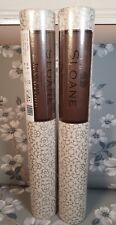 SLOANE WALLPAPER FABRIC DIAMOND SILVER/CREAM SL00812 BY TIM WILMAN x 2