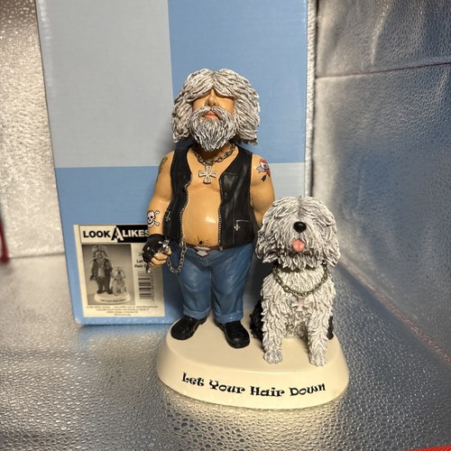 Look alikes bobblehead biker - look,