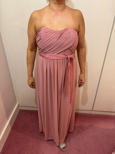 Bridesmaid dress dusky - bridesmaid,