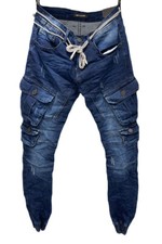 Combat Mens blue Jeans Cargo