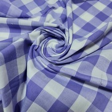 Polycotton Gingham Fabric
