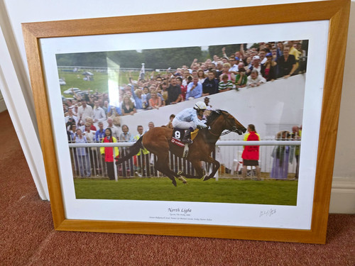 Framed horse racing - racing, prints