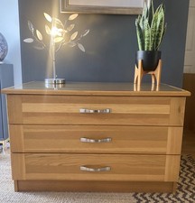 Light Oak Veneer Sideboard/