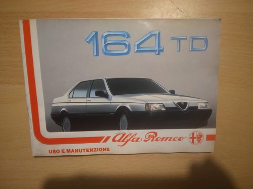 Alfa romeo 164 owner s - 164, owner's